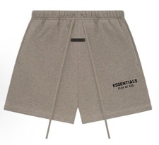 Fear of God Essentials shorts  Homestead Heather Gray   Size M ,Authentic  