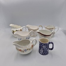 Job Lot Of Vintage Milk Jugs X 7 Cottagecore Floral Afternoon Tea