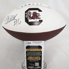 Lanorris Sellers Signed Full Sz Football South Carolina Gamecocks SC JSA CG65075