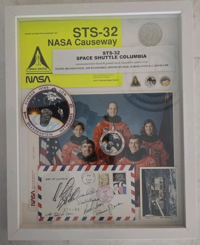 NASA STS-32 Space Shuttle Columbia Signed Autographed Photo Collage