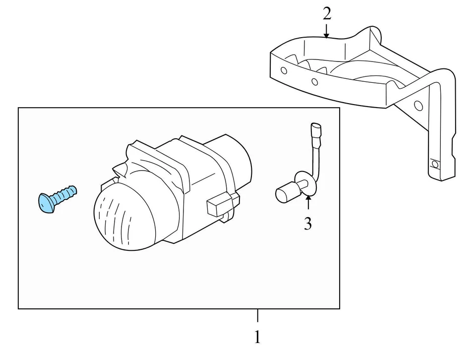 AUDI A6 QUATTRO 1998-2001 - Luz antiniebla derecha / lámpara 4B0941700 Foto 4 de 4
