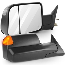 2x Power Heated Turn Signal Tow Mirrors For 1998-2002 Dodge Ram 25003500 Truck