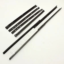 2 PAIR 20" Side Mount 80-lb Load Capacity 3/4 Extension Cabinet Drawer Slides