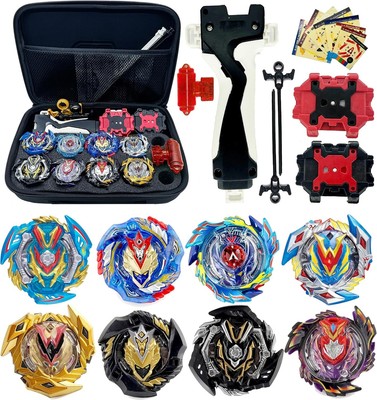 Valkyrie 8er Bey Kampfkreisel mit Handtasche Metal Fusion Blade