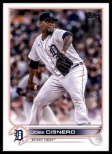Jose Cisnero 2022 Topps Update #US31 Detroit Tigers