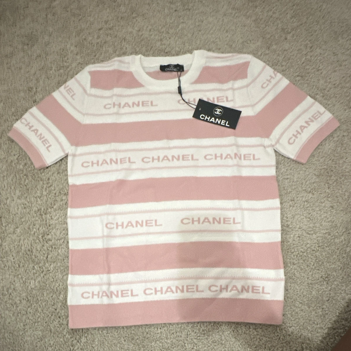 CHANEL ストライプ Tシャツ 34 CHANEL Striped Tops for Women for sale | eBay