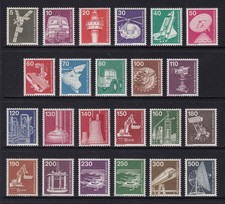 WEST GERMANY 1975-82 Industry and Technology set of 23 MNH/** (CV £50)