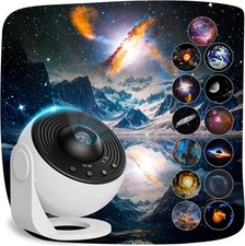 LED Planetarium Projektor Nebel Nachtlicht mit Timer 360° breite Drehung *NEU*