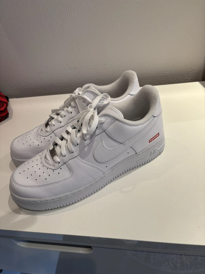 Supreme X Nike Air Force 1 Weiß EU 45 - Bild 3 von 4