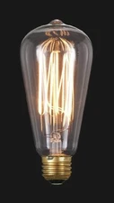 B&P Lamp Edison Base "Squirel Cage" Light Bulb