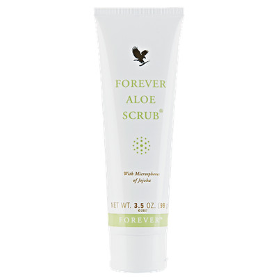 Forever Aloe Scrub| Gentle Exfoliating Jojoba Beads Skin Cleanser | Radiant Skin
