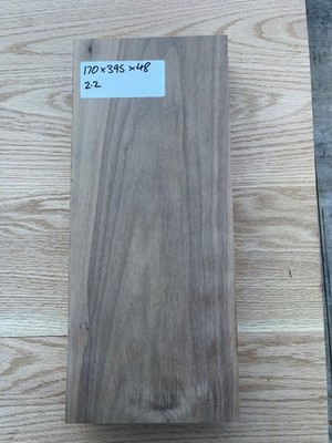 Nussbaum Zuschnitt - 170 x 395 x 48 mm - Holz - Schnittholz