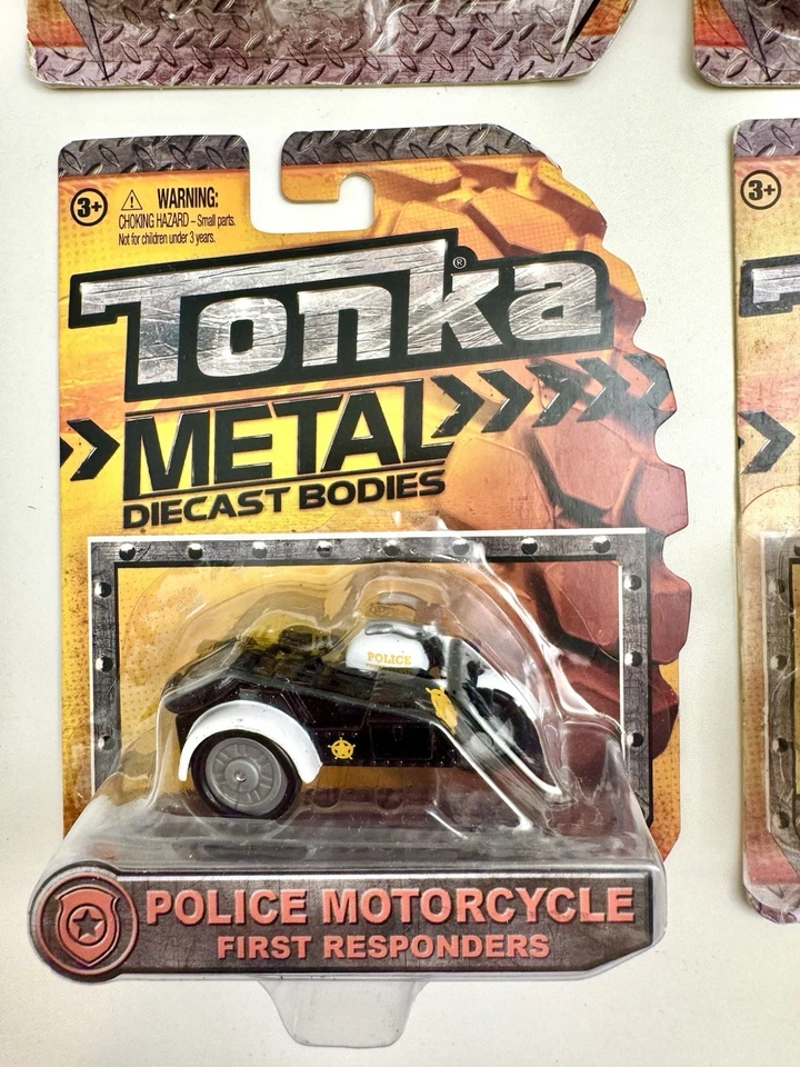 Tonka Metal Diecast Bodies First Responders Lot of 4 Fire Rescue Trucks 2013 - Image 2 of 4