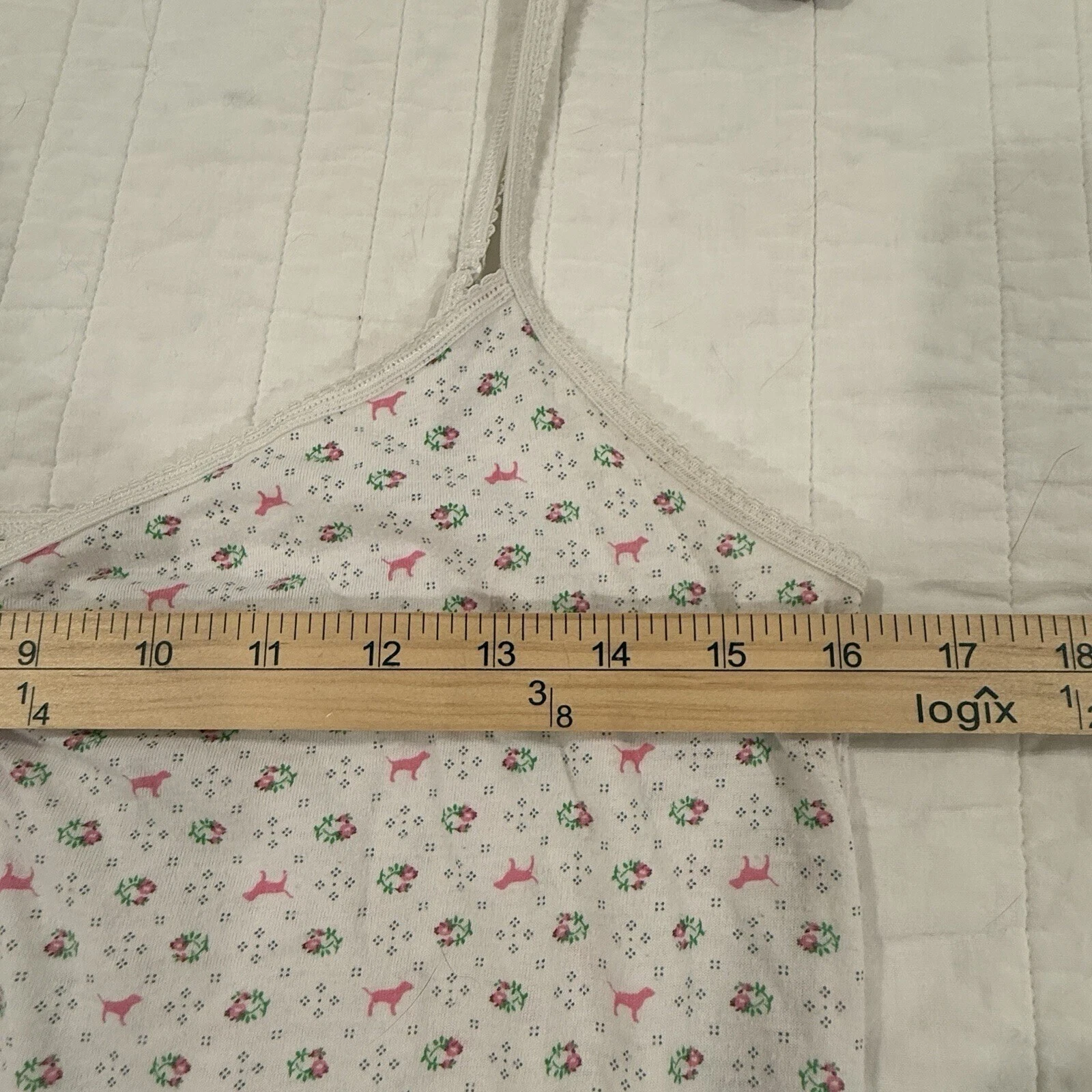 UNDERCOVER Abito ROSA Victorias Secret a punta in maglia bambina vita bassa nighty Y2K taglia M