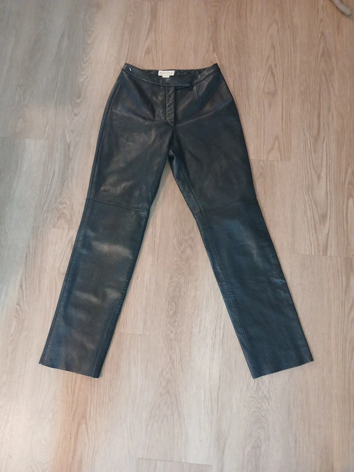 merona leather pants Sz 4 Black - Image 3 of 4