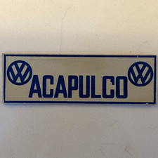 Volkswagen Vw Acapulco Decal Sticker - Blue Gray 6 In Graphic Decal Volkswagen Vw Acapulco Decal Sticker - Blue Gray 6 In Graphic Decal
