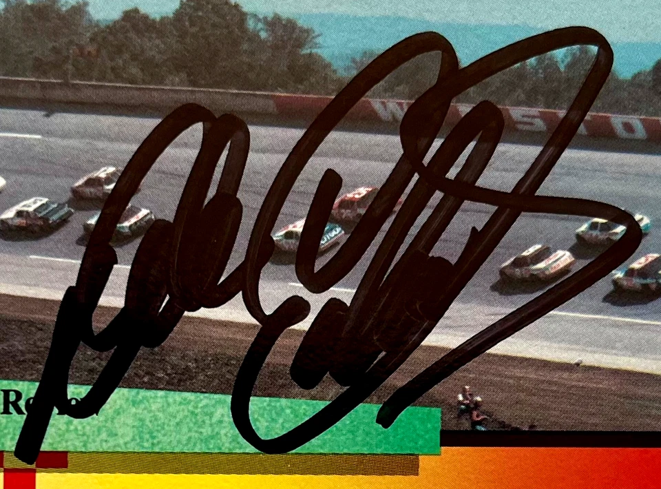 Dale Earnhardt NASCAR 1989 Maxx #109 Winston 500 Autographed Signed - Image 2 of 4