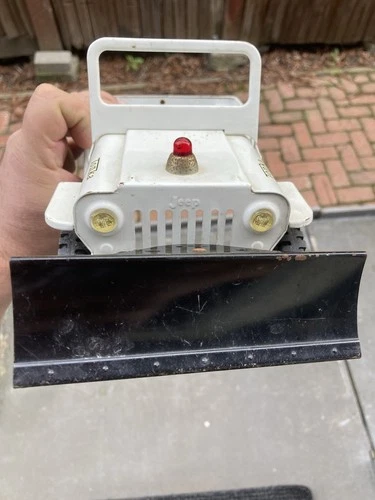 Vintage 1960's Tonka Pressed Steel AA Jeep Truck Wrecker With Plow Made In USA