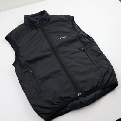 Patagonia Vintage Puffball Vest Men XS Black Mars Military