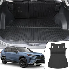 Cargo Mat with Backrest 2-in-1 for Toyota Trunk 