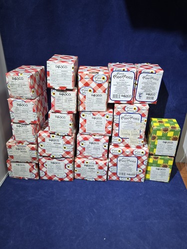 20 Empty Mary's Moo Moos Boxes, No Figurines, Just Boxes