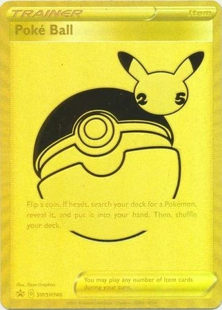 Poke Ball - SWSH146 - Pokemon Sword & Shield Promo Ultra Rare Holo Card NM