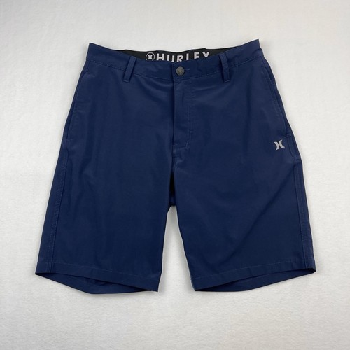 Hurley Men's Quick Dry Classic Fit Hybrid Walk Shorts Navy Boardshorts Size 32