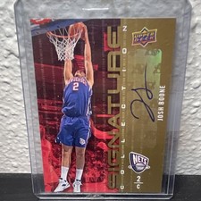 Upper Deck 2009-10 Signature Collection Josh Boone #15 Autograph Nets NBA