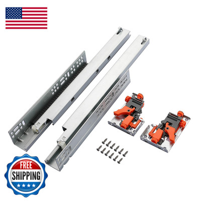 Betesy Hardware 6 Pair Of 18 Inch Undermount Soft Close Drawer Slides 100Lb