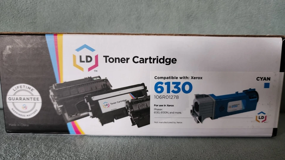 Xerox Toner Cartridge Cyan 106R01278 - Image 4 of 4