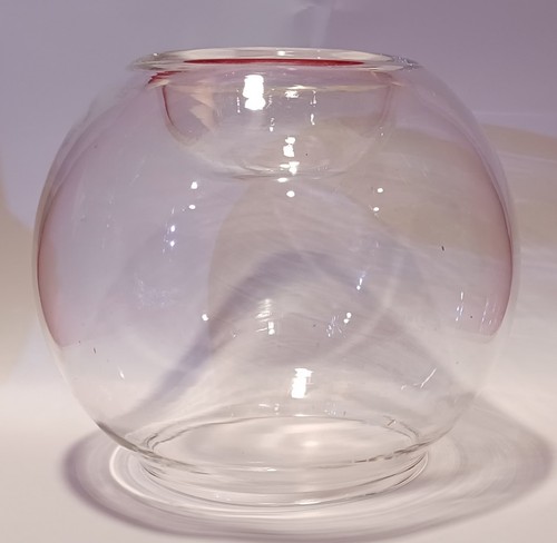 Lampada ad olio vintage anni 70 THE UN-CANDLE Apple # 128 marca Pyrex Corning Glass funziona -M - Foto 9 di 10