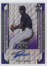 2021 Leaf Metal Draft Purple Wave 3/15 Tahnaj Thomas #BA-TT1 Auto m4h