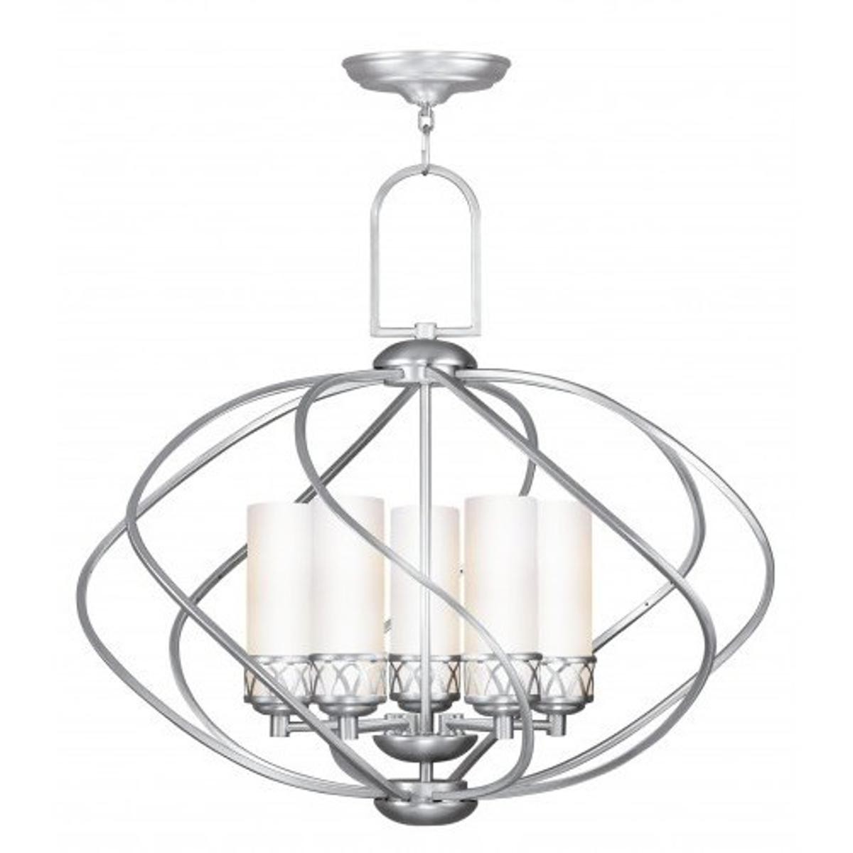 Livex Lighting 4725-91 Westfield Chandelier Brushed Nickel
