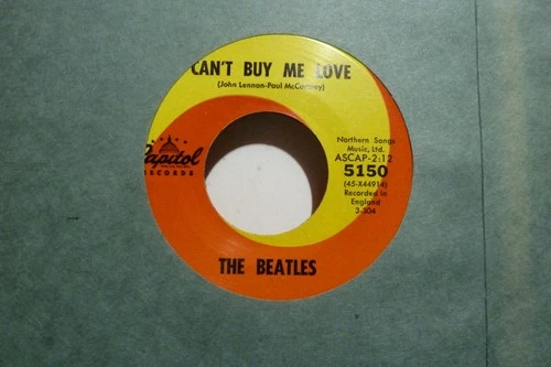 BEATLES YOU CAN'T DO THAT & CAN'T BUY ME LOVE   NEAR MINT. 45
