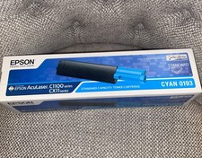 GENUINE EPSON S050189 0189 CYAN HIGH CAP TONER C1100 CX11 A-