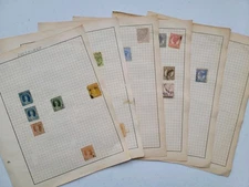 Queensland Stamp Collection On Pages