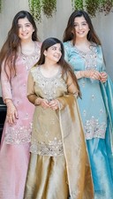 Pakistani Salwar Kameez Ready To Wear Dress 3 Piece Suit Wedding Party Bollywood