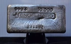 VINTAGE ENGELHARD 10 OZT .999 FINE SILVER BAR SERIAL #231102