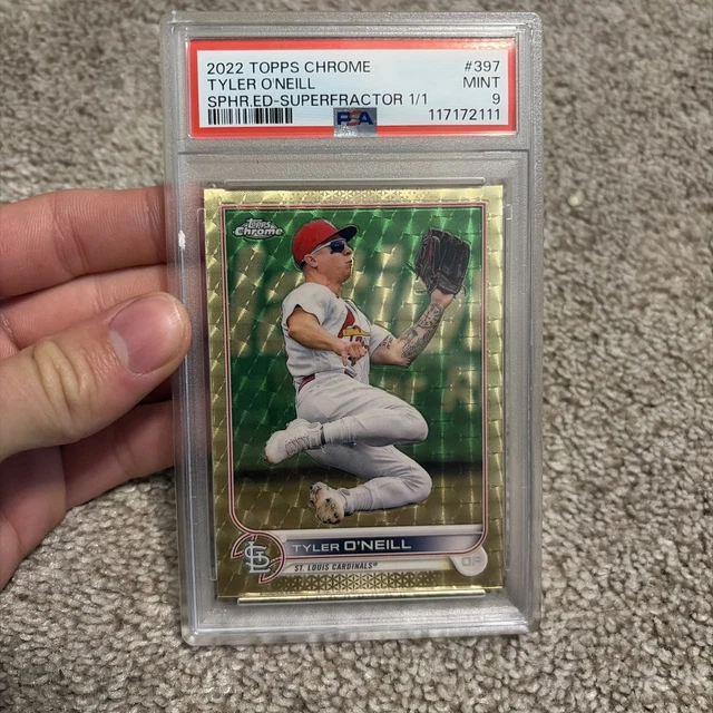2022 Tyler O’Neill Topps Chrome Superfractor 1/1 Psa 9