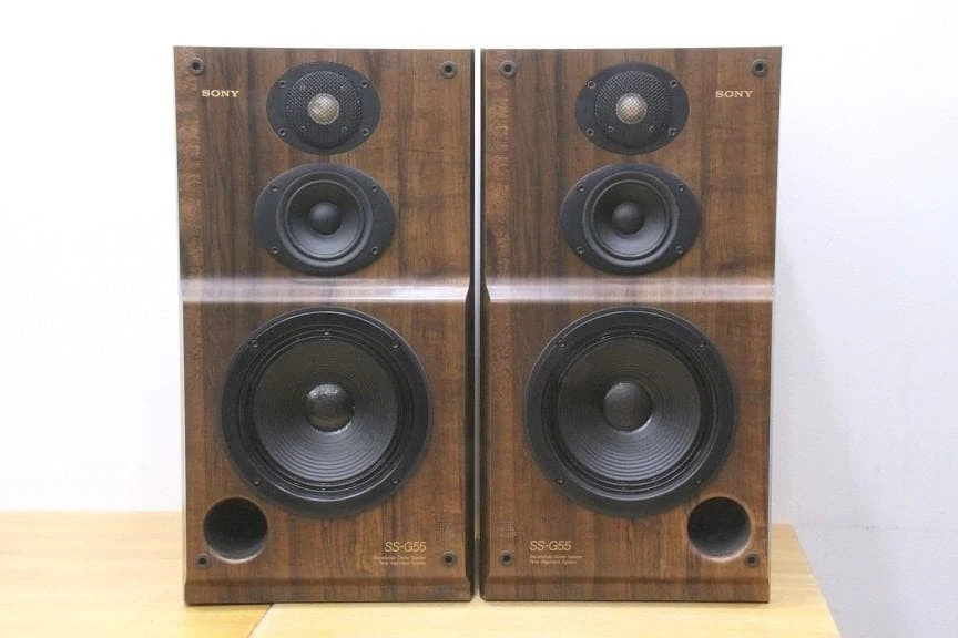 SONY SS-G55 スピーカーシステム ペア Sony SS-G55 3-Way Audiophile Acoustic Speakers Pair High-Fidelity