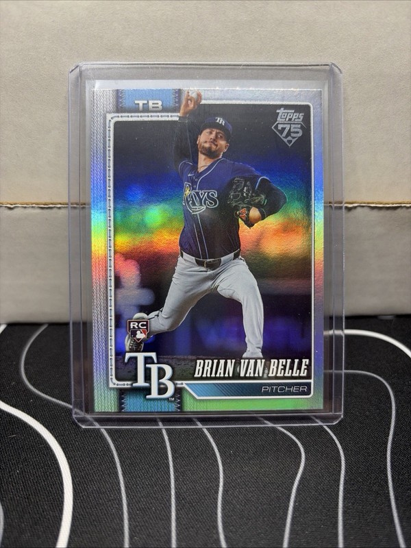 Brian Van Belle 2026 Topps Series 2 #381 Rookie Card RC Refractor Tampa Bay Rays