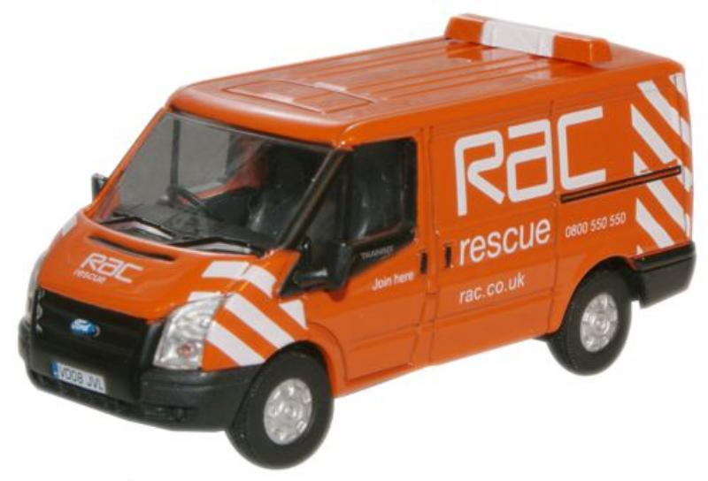 Oxford Diecast 76FT003 Ford Transit (L.Roof) RAC OO Gauge
