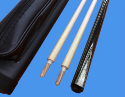 CAROM CUE WILLIE HOPPE & CASE  **  TO PLAY 3 CUSHION BILLIARDS.