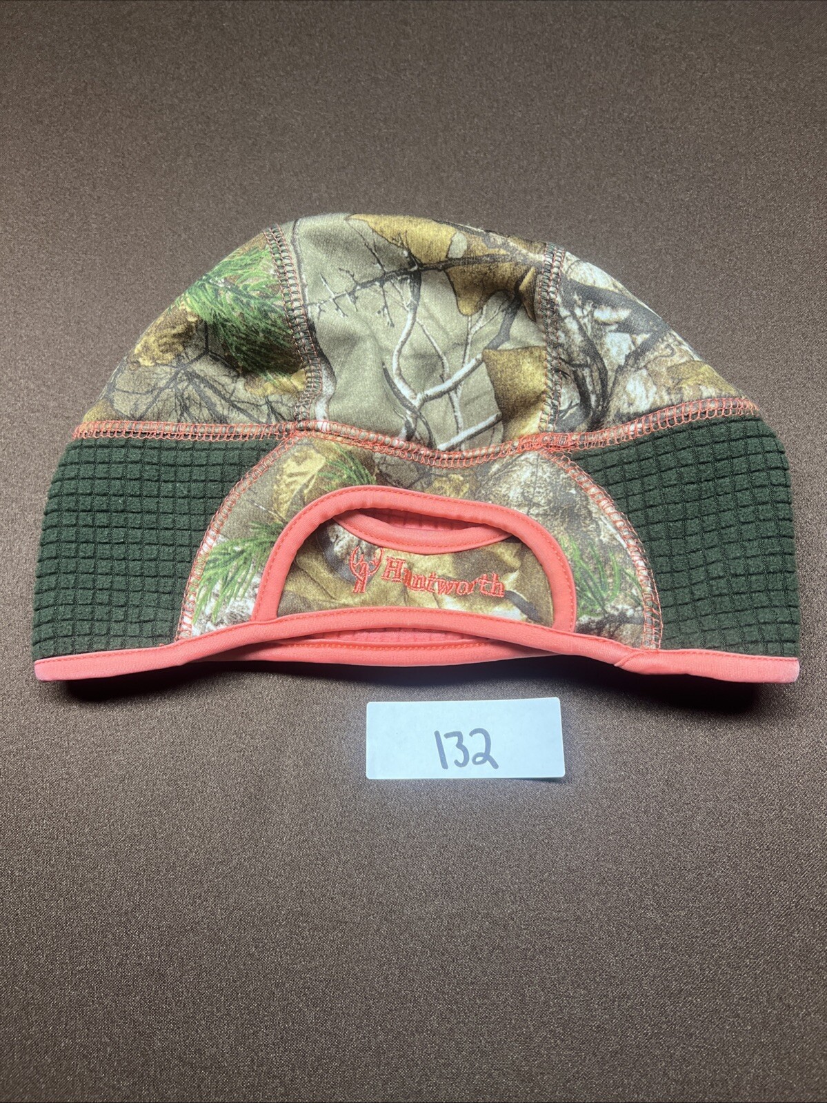 PONY Cappello berretto Huntworth mimetico e rosa. Con foro coda di cavallo