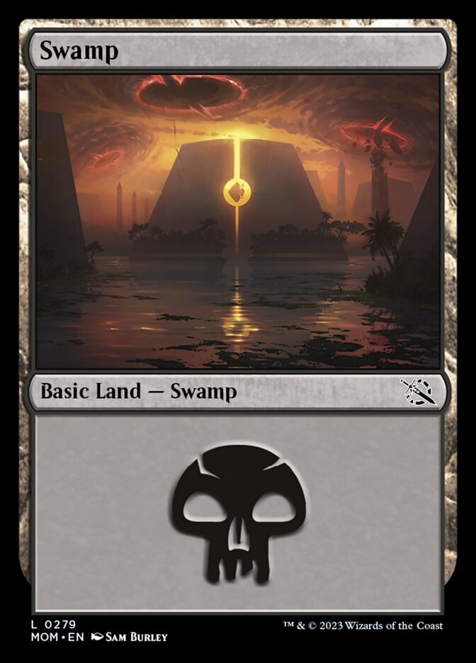 Magic the Gathering (mtg): MOM: Swamp (x 4) | eBay