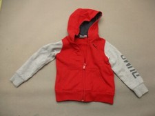 PUMA Size 24M Boys Cotton Blend Full Zip Pocket Fleece Lined Athletic Jacket 594