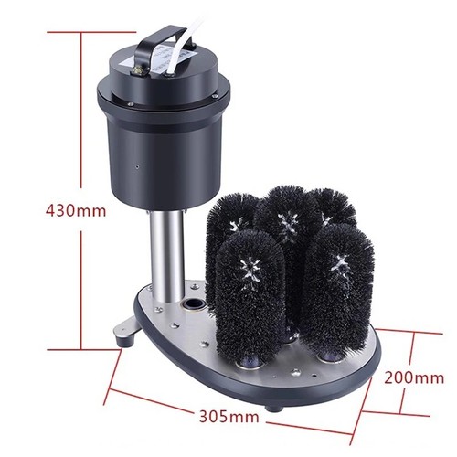 Commercial Electric Cup WasherSmall Semi-automatic Tall Glass Cleaning Tool - Picture 3 of 14
