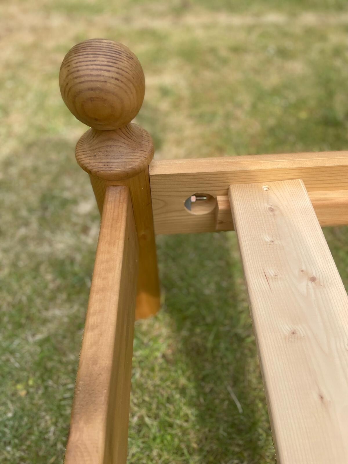 Fine Vintage Pine Double Bed & Slats Bedroom B&B Country Stylish Chic