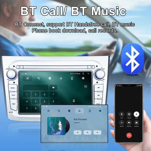 7" Android 13.0 Autoradio Carplay Per Alfa Romeo Mito 2008-2013 GPS Navi 2+32GB - Foto 9 di 15