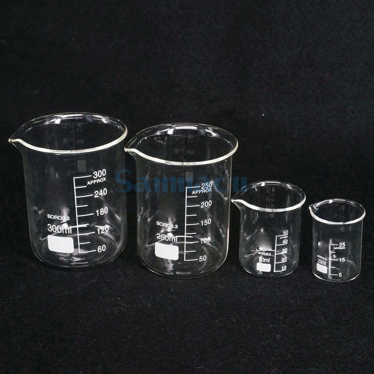 Academy 3000ml Glass Beaker – Borosilicate, Low Form, Lab-Grade, Made In UK